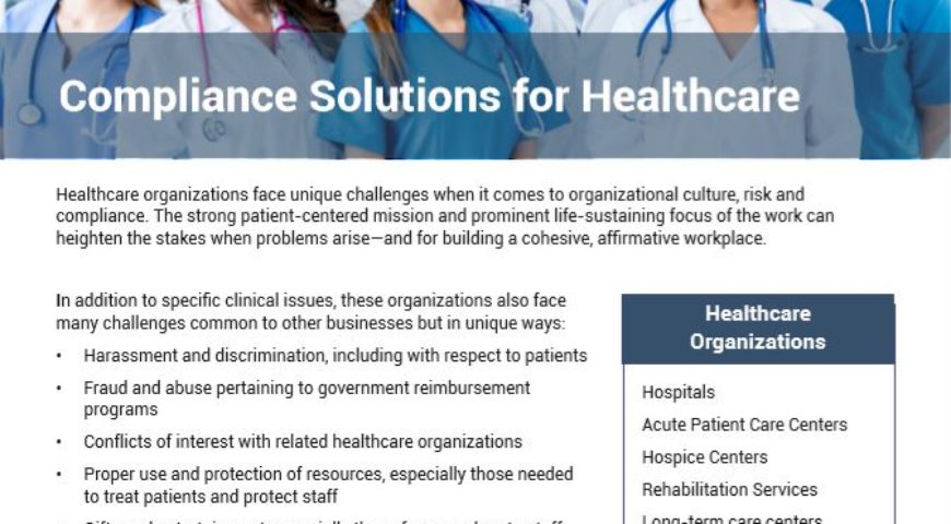 Healthcare Compliance Solutions