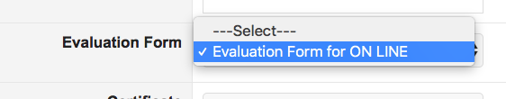 evaluation on-off