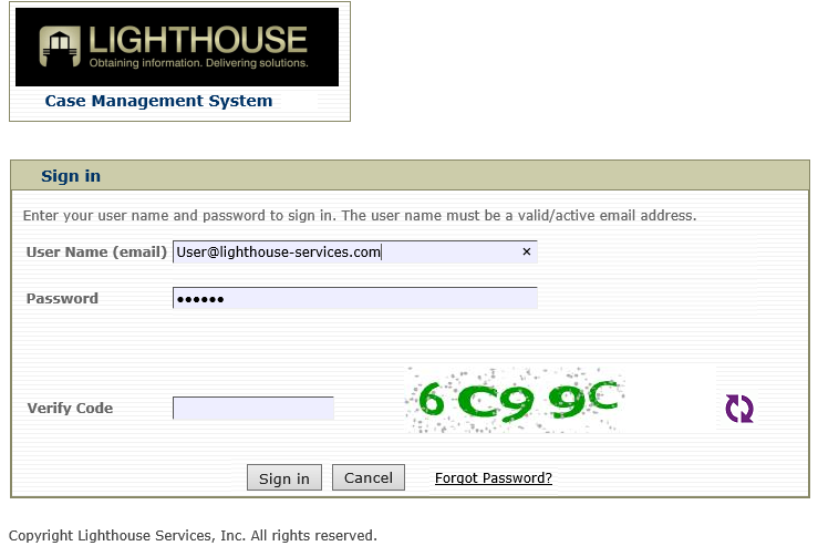 CMS login page - CAPTCHA