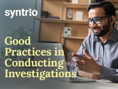 Syntrio - Good Practices in Conduction Investigations
