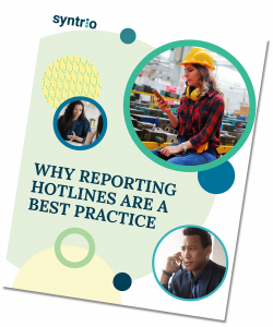 Syntrio Why Ethics Reporting Hotlines are a best practice