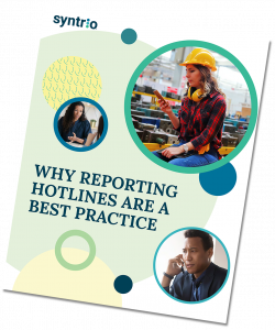 Syntrio Why Ethics Reporting Hotlines are a best practice Syntrio Why Ethics Reporting Hotlines are a best practice