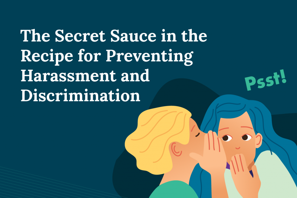 The Secret Sauce to Prevent Discrimination Blog Icon