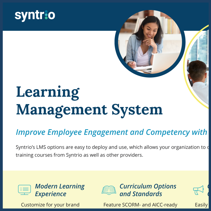 Learning Management System - LMS Brochure Icon