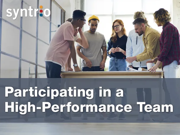 Syntrio Learning Library- Participating in a High-Performance Team