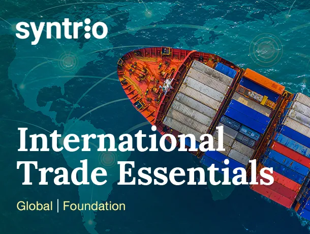 Syntrio - International Trade Essentials - Global Foundation