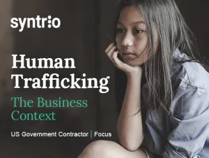Human Trafficking The Business Context - U.S. Government Contractor