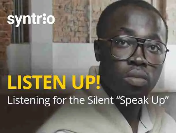 Listen Up! Listening for Silent Speak Up